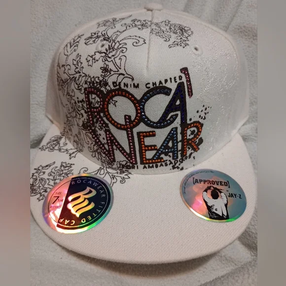 Rocawear Accessories Rocawear White Cap With Colorful Logo